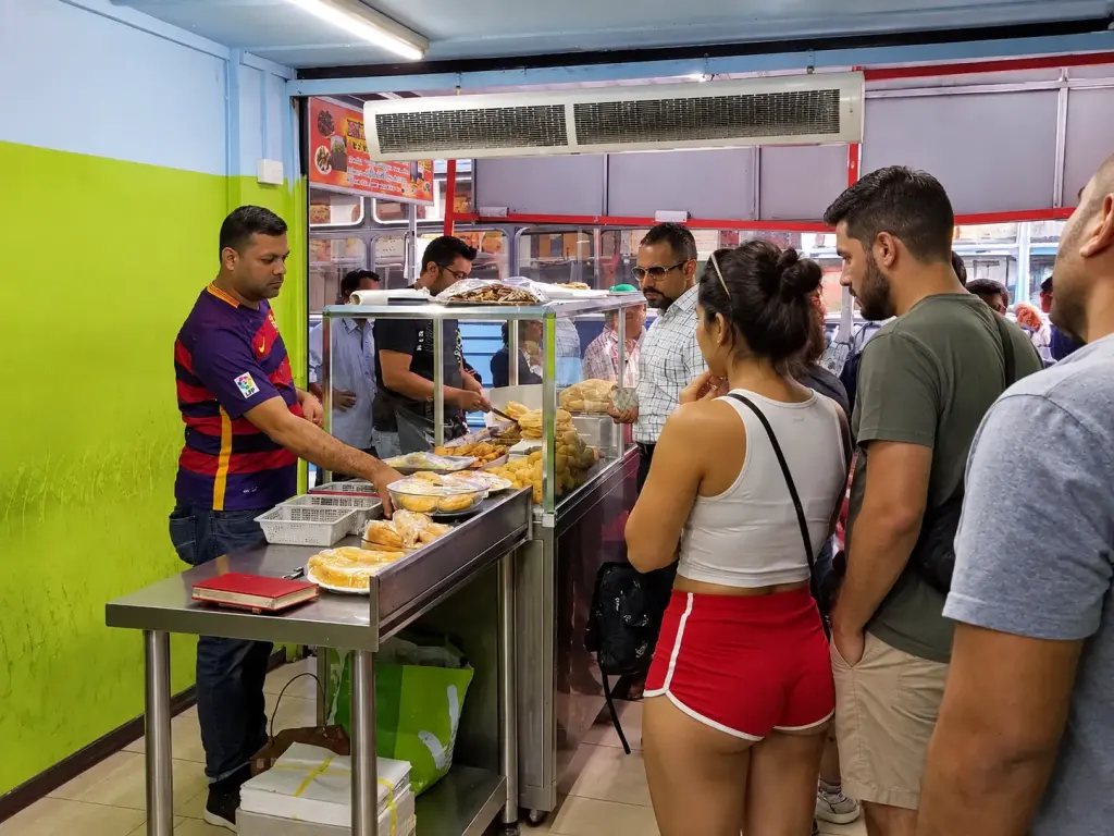 Dholl Puri Vendor, Mauritius