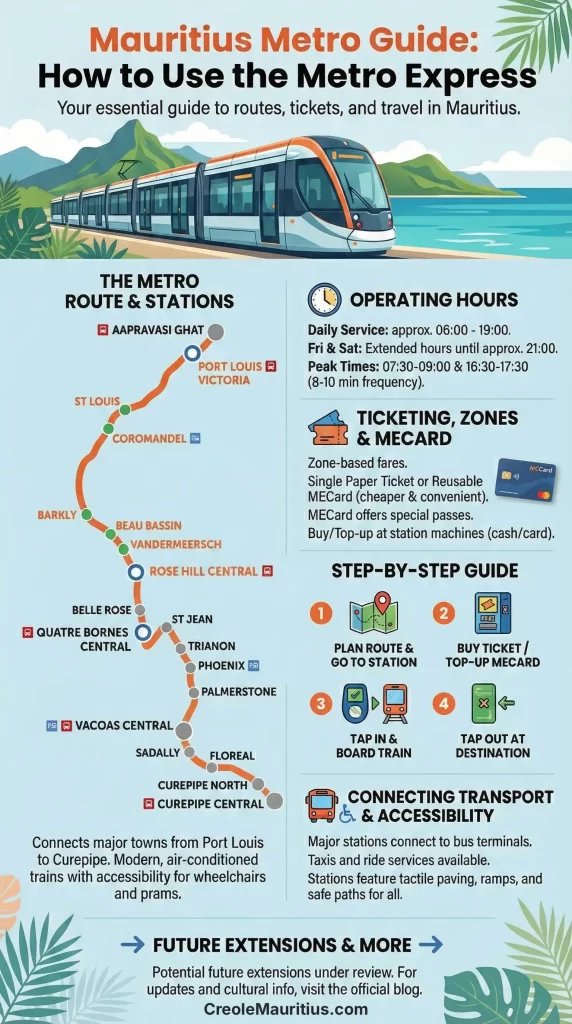 Metro Express Mauritius Infographic