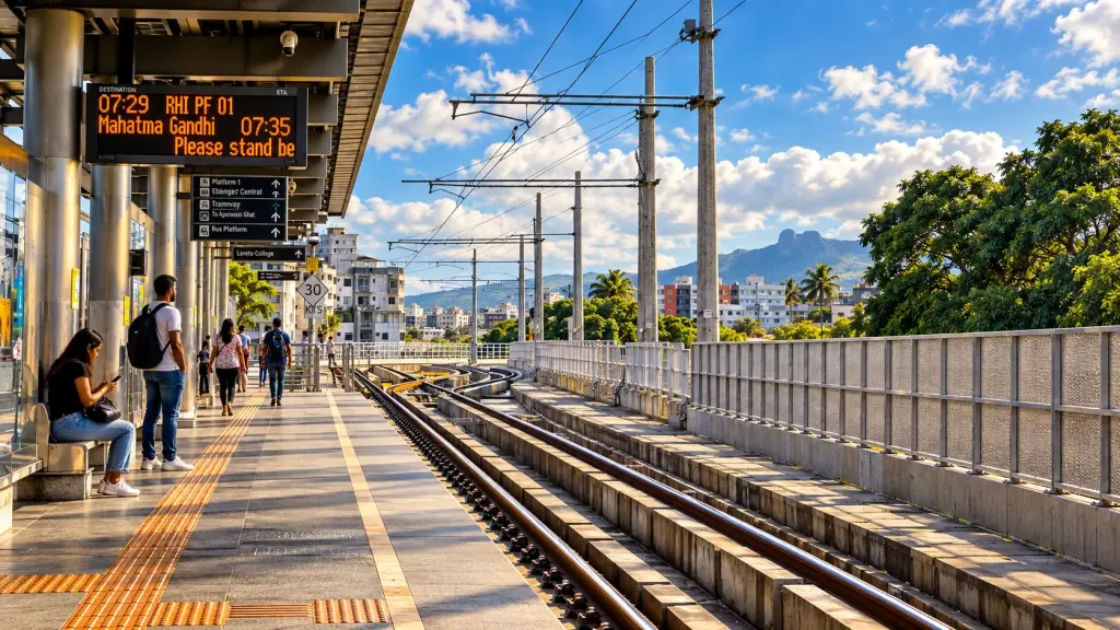 Rose Hill Metro Station, Mauritius