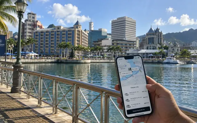 Uber App booking in Mauritius