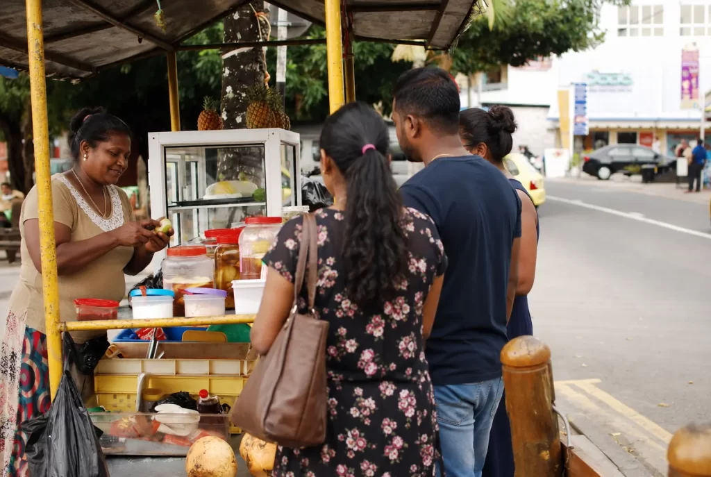 Mauritian Street Food Vendor