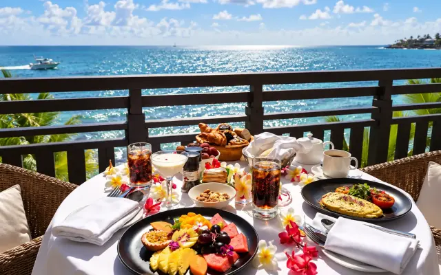 Breakfast in Mauritius