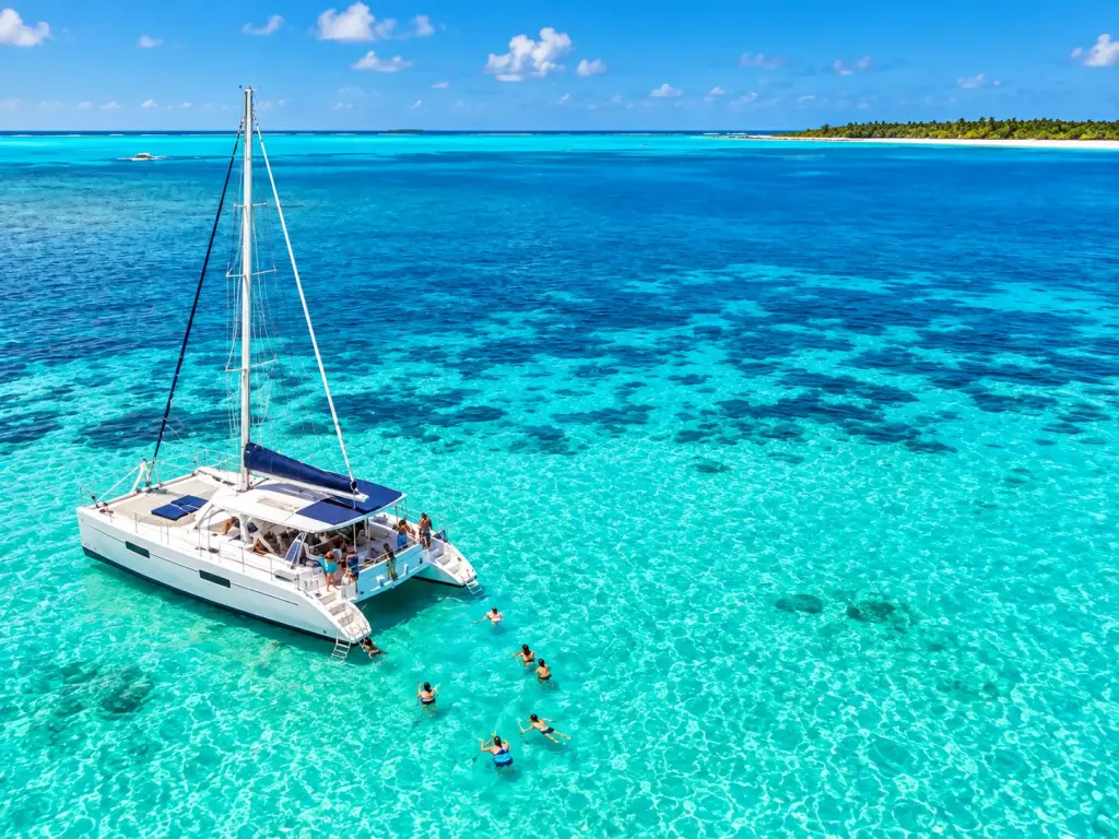 île aux cerfs catamaran cruise